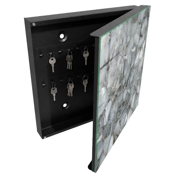 Armoire à clés décorative Mosaïque de pierre