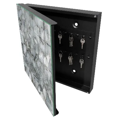Armoire à clés décorative Mosaïque de pierre