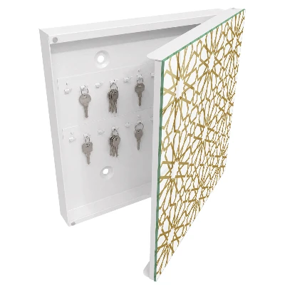 Armoire à clés design Motif géométrique