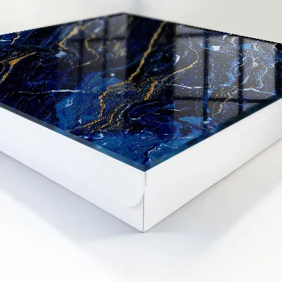Armoire à clés design Motif bleu marine