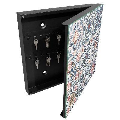 Armoire à clés design Motifs de mosaïque