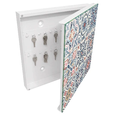Armoire à clés design Motifs de mosaïque