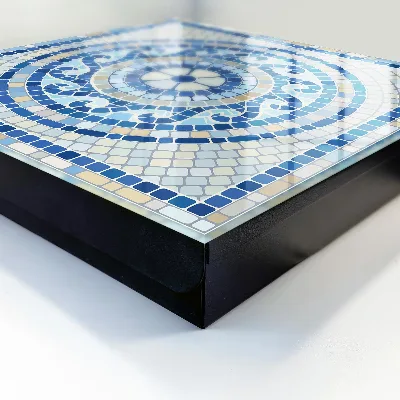 Armoire à clés décorative Mosaïque géométrique