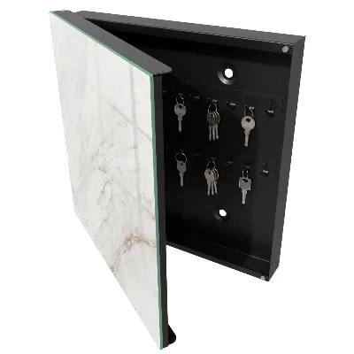 Armoire à clés design Motif crème