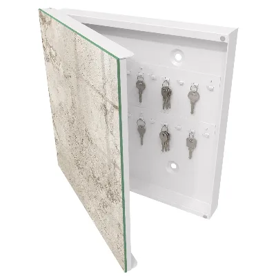 Boîte à clés murale décorative Texture beige