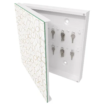 Armoire à clés décorative Motif floral