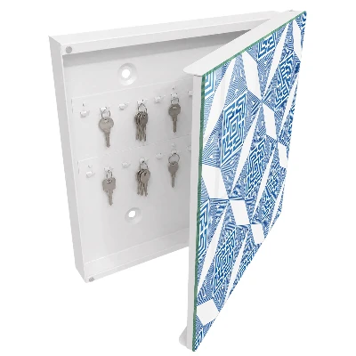 Armoire à clés design Motif géométrique