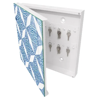 Armoire à clés design Motif géométrique