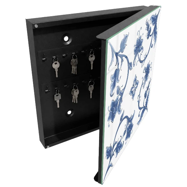 Armoire à clés décorative Motifs floraux