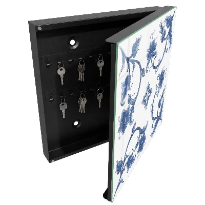 Armoire à clés décorative Motifs floraux