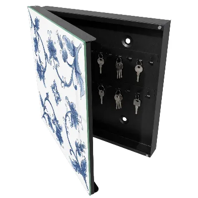 Armoire à clés décorative Motifs floraux