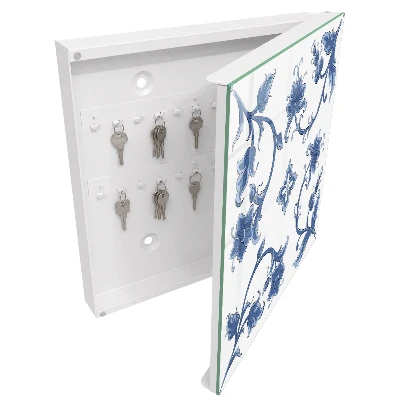 Armoire à clés décorative Motifs floraux