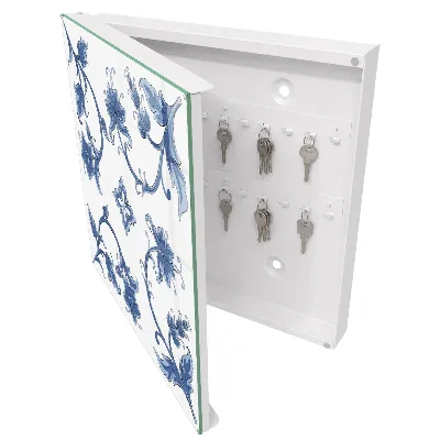 Armoire à clés décorative Motifs floraux