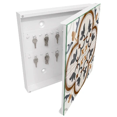 Armoire à clés design Élégance géométrique