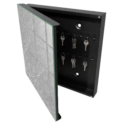 Armoire à clés décorative Texture de marbre