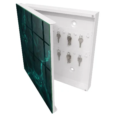 Armoire à clés design Profondeur verte