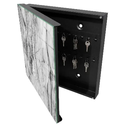 Armoire à clés décorative Élégance du marbre