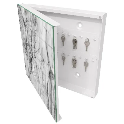 Armoire à clés décorative Élégance du marbre