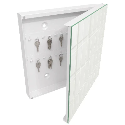 Armoire à clés décorative Carreaux clairs