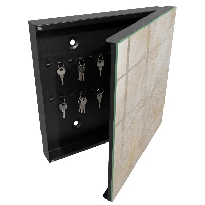 Armoire à clés décorative Élégance minérale