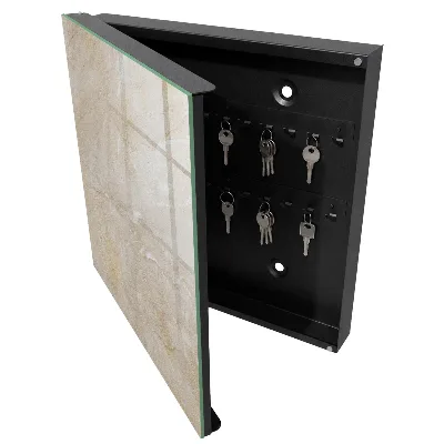 Armoire à clés décorative Élégance minérale