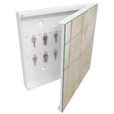 Armoire à clés décorative Élégance minérale