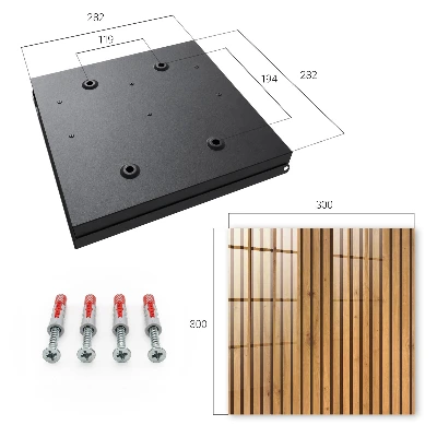 Armoire à clés décorative Mur en bois