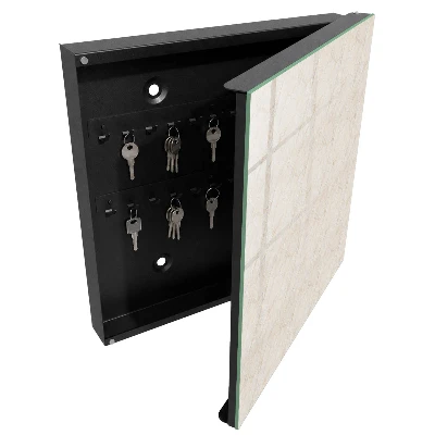 Armoire à clés décorative Élégance du marbre