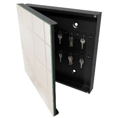 Armoire à clés décorative Élégance beige