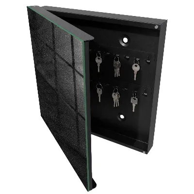 Armoire à clés design Noir élégant