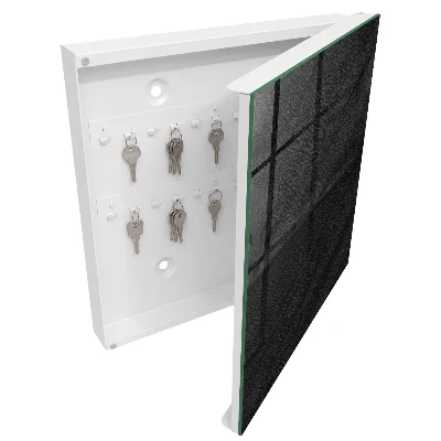 Armoire à clés design Noir élégant
