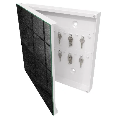 Armoire à clés design Noir élégant