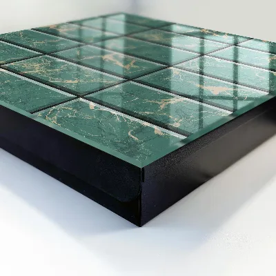 Armoire à clés design Marbre vert