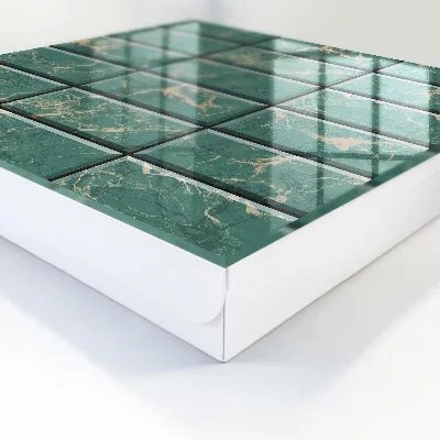 Armoire à clés design Marbre vert