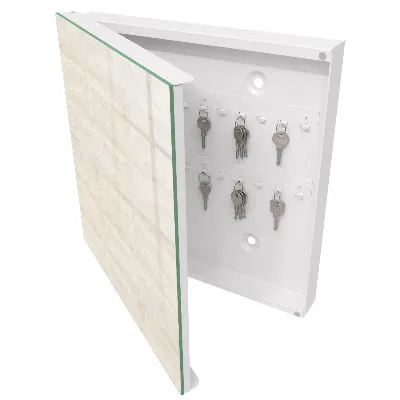 Armoire à clés décorative Pierre de crème
