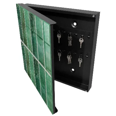 Armoire à clés design Motif vert