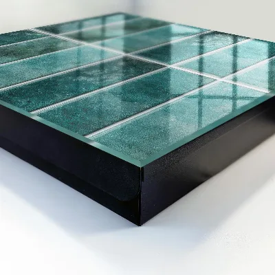 Boîte à clés murale décorative Carreaux turquoise