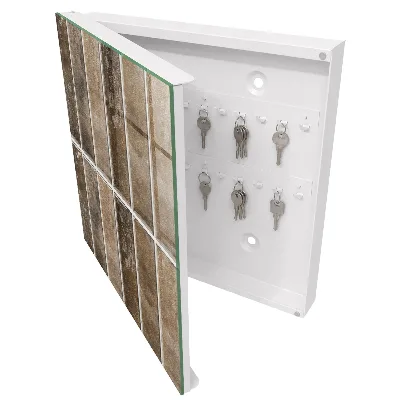 Armoire à clés design Carrelage chaud