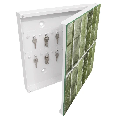 Armoire à clés décorative Carreaux verts