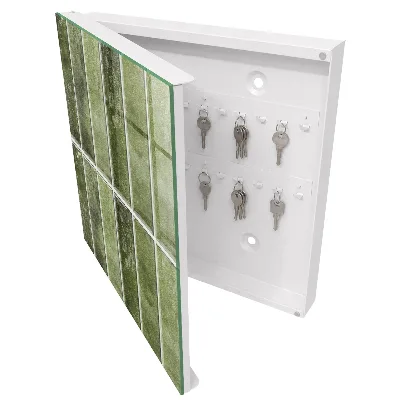 Armoire à clés décorative Carreaux verts