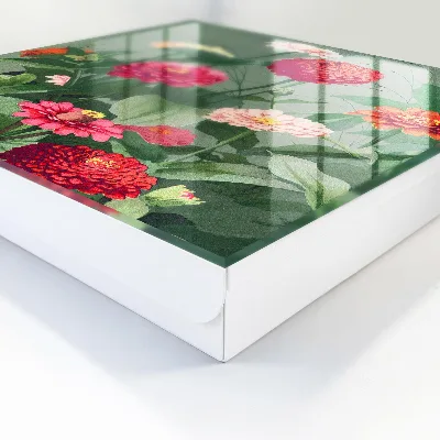 Boîte à clés murale décorative Jardin fleuri