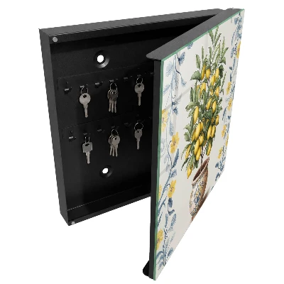 Armoire à clés décorative Citronnier