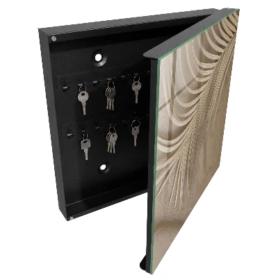 Armoire à clés design Élégance naturelle