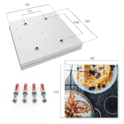 Armoire à clés décorative Petit-déjeuner fait maison