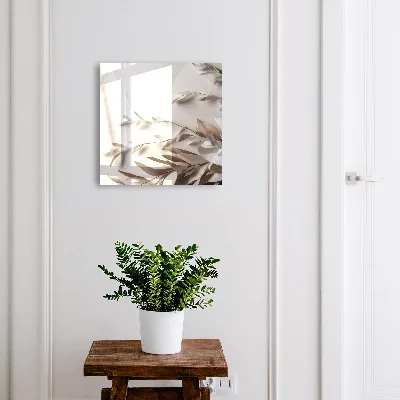 Armoire à clés décorative Feuilles d'élégance