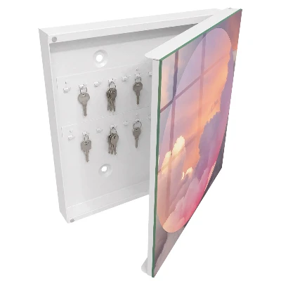 Armoire à clés décorative Nuages ​​éthérés