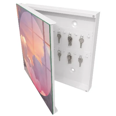 Armoire à clés décorative Nuages ​​éthérés