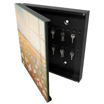 Armoire à clés décorative Prairie fleurie