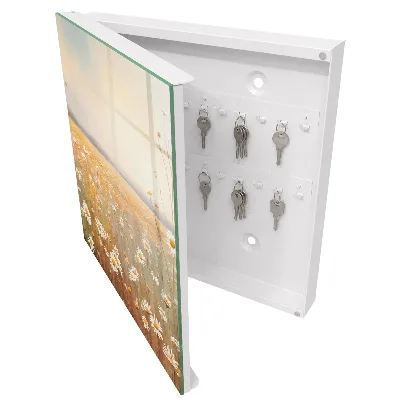 Armoire à clés décorative Prairie fleurie