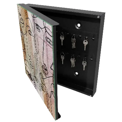 Armoire à clés design Dessin au trait